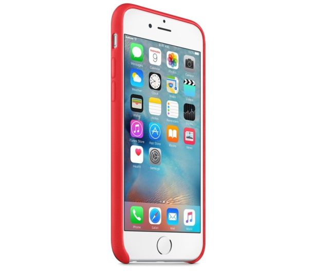 APPLE iPhone 6s Leather Case RED MKXX2ZM/A - 284969 - zdjęcie 6